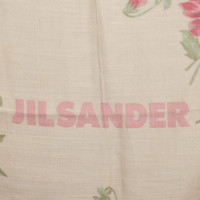 Jil Sander Scarf with flower pattern