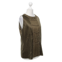 Elie Tahari top in olive green