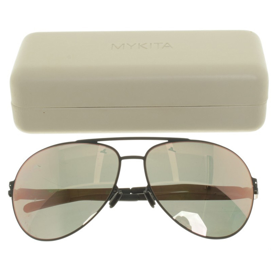 Mykita Occhiali da sole stile aviatore