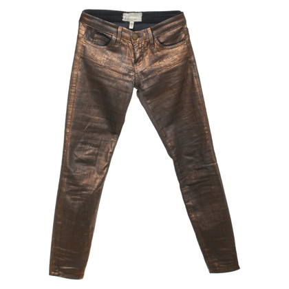 Current Elliott Jeans in Blau/Kupfer