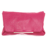 Lanvin Umhängetasche aus Leder in Rosa / Pink