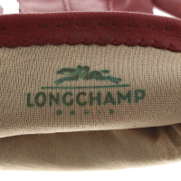 Longchamp Handschoenen Leer in Rood