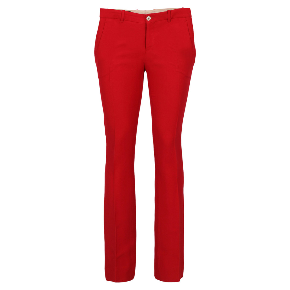 Gucci Paio di Pantaloni in Rosso