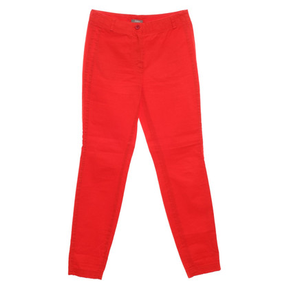 Riani Paire de Pantalon en Coton en Rouge
