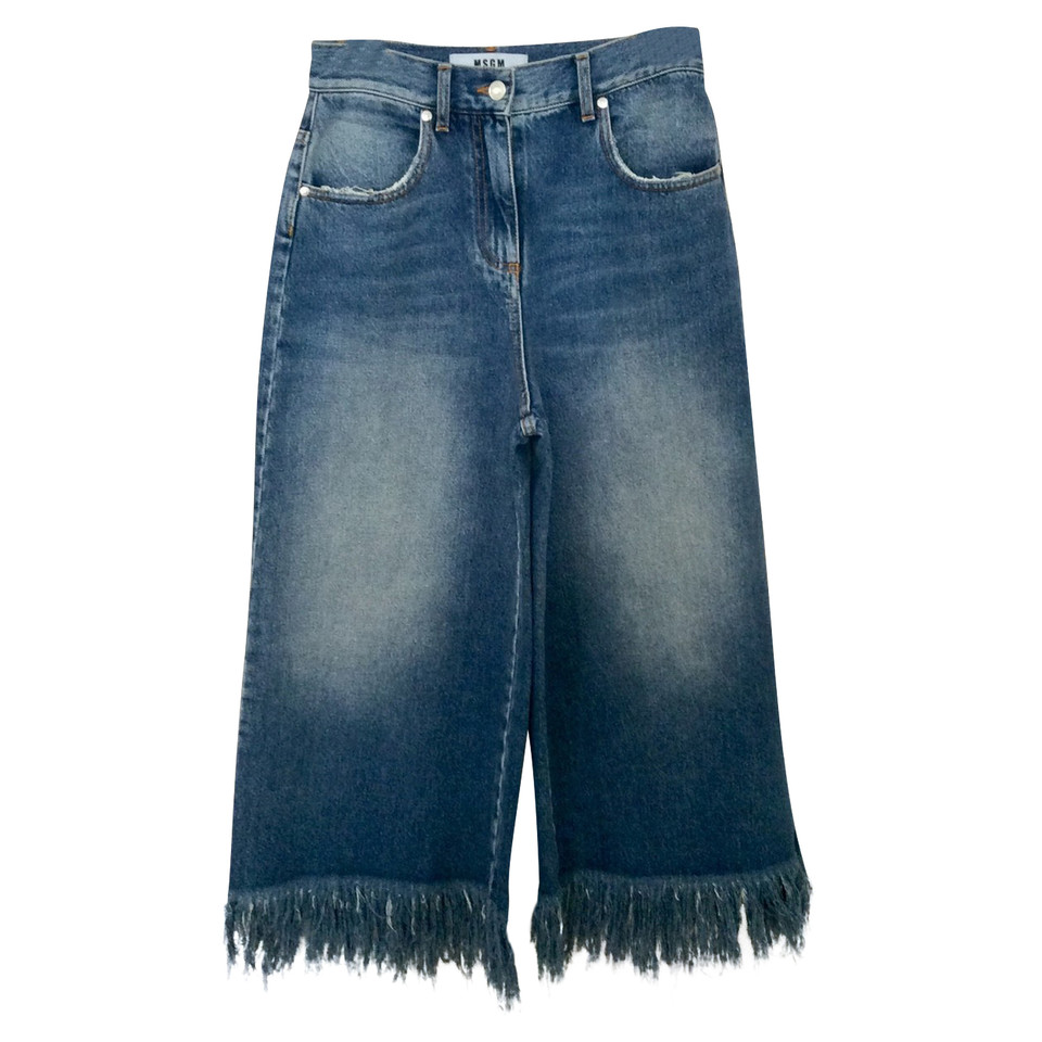 Msgm Jeans in Denim in Blu