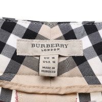 Burberry Pantaloni con motivo check nova