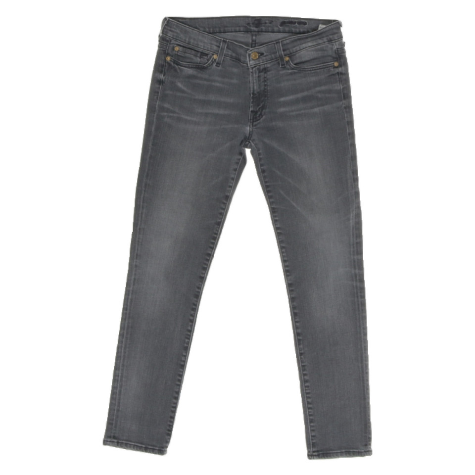 7 For All Mankind Jeans in Cotone in Grigio
