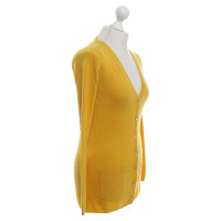 Ftc cardigan in maglia in giallo senape
