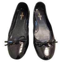 Car Shoe Patent Leather Ballerinas