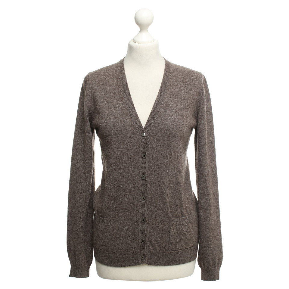 Malo Cashmere Cardigan in Brown