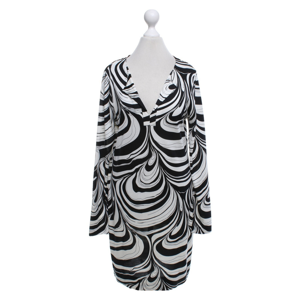 Diane Von Furstenberg Dress "Reina" in black and white