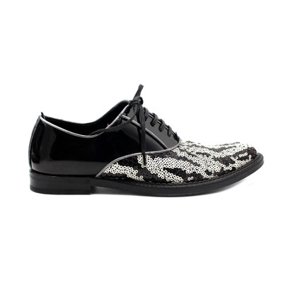 Dolce & Gabbana Lace-up shoes Patent leather in Black