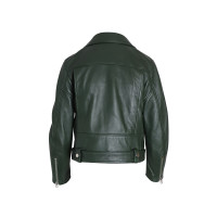 Acne Jacket/Coat Leather in Green