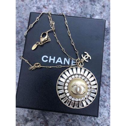 Chanel Necklace Steel in Gold
