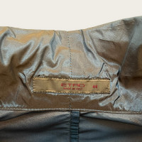 Etro Top Silk in Silvery