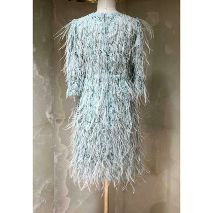 Dolce & Gabbana Kleid aus Baumwolle in Türkis