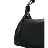Chloé Shoulder bag Linen in Black