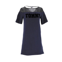 Tommy Hilfiger Kleid aus Baumwolle in Blau