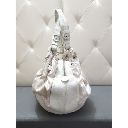 Moschino Handbag Canvas in White