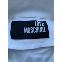 Moschino Love Giacca/Cappotto in Cotone in Bianco