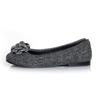 Chanel Slippers/Ballerinas in Grey