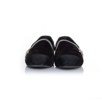 Chanel Slippers/Ballerinas Suede in Black