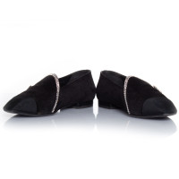 Chanel Slippers/Ballerinas Suede in Black