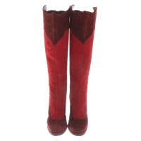 Anna Sui Boots in Bordeaux