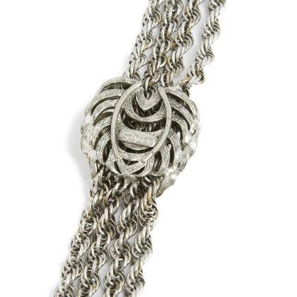 Schiaparelli Necklace in Silvery