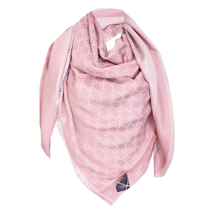 Gucci Scarf/Shawl Wool in Pink