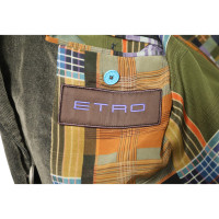 Etro Jacket/Coat Cotton in Green