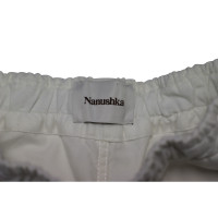 Nanushka  Short en Coton en Blanc