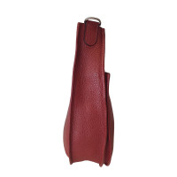 Hermès Evelyne GM 33 aus Leder in Rot