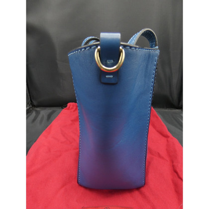 Valentino Garavani Shopper Leather in Blue