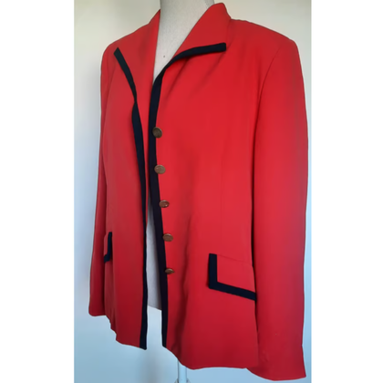 Burberry Giacca/Cappotto in Rosso
