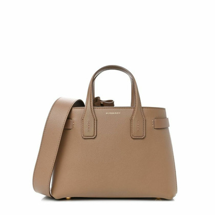 Burberry Banner Tote Leather in Brown