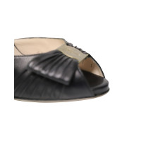 Salvatore Ferragamo Sandals Leather in Black
