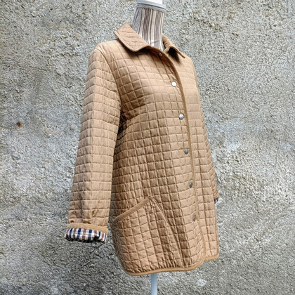 Aquascutum Jacket/Coat Silk in Beige