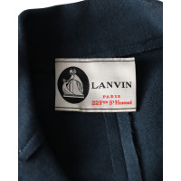 Lanvin Jas/Mantel Wol in Blauw