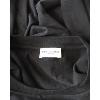 Saint Laurent Top Cotton in Black
