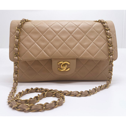 Chanel Flap Bag Mini Leather in Beige