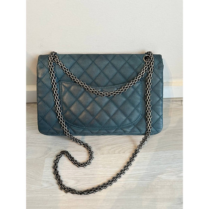 Chanel Flap Bag Suede in Blue