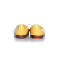 Chanel Slippers/Ballerinas Leather in Yellow