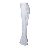 Balmain Jeans in Cotone in Bianco