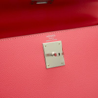 Hermès Handtasche aus Leder in Fuchsia