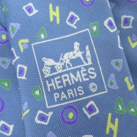 Hermès Accessoire Zijde in Blauw