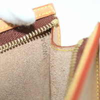 Louis Vuitton Clutch Bag Leather in Beige