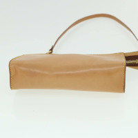 Louis Vuitton Clutch Bag Leather in Beige