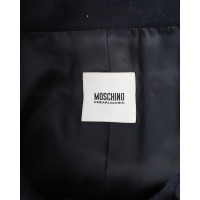 Moschino Jas/Mantel Wol in Blauw
