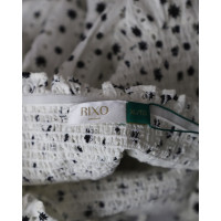 Rixo Kleid aus Baumwolle in Weiß
